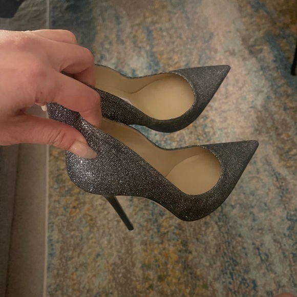 Jimmy Choo - Lame Glitter Anthracite - Anouk - Size 35 - 5 inches heels - Picture 3 of 6